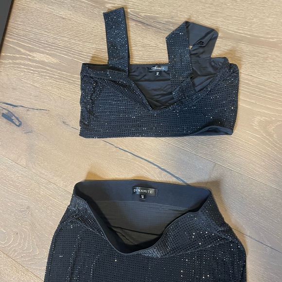 Dynamite rhinestone long skirt and top - Picture 2 of 6